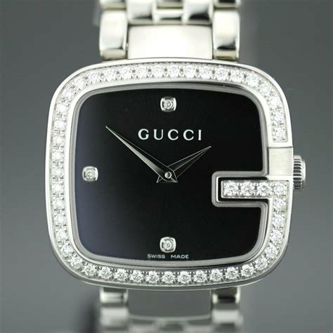 diamond gucci watch for sale|Gucci diamond watches for women.